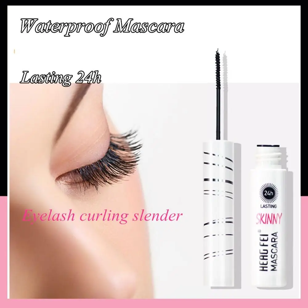 

Waterproof Eyelashes Long Mascara Silk Fiber Curling Mascara Volume Extension Female Cosmetics Makeup