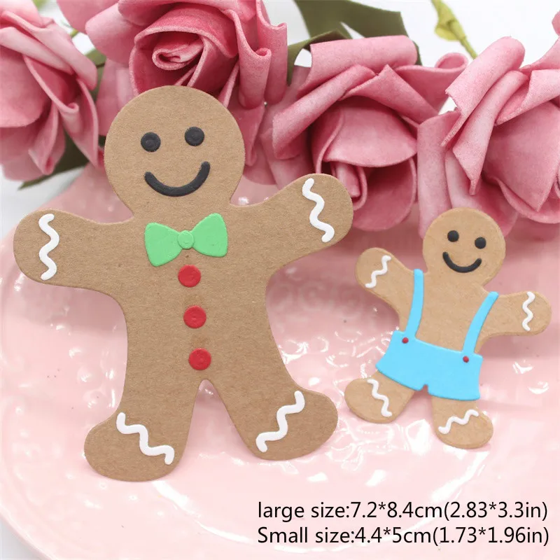 Gingerbread Man Metal Cutting Dies Stencils for DIY Scrapbooking/photo album Decorative Embossing Paper Cards | Дом и сад