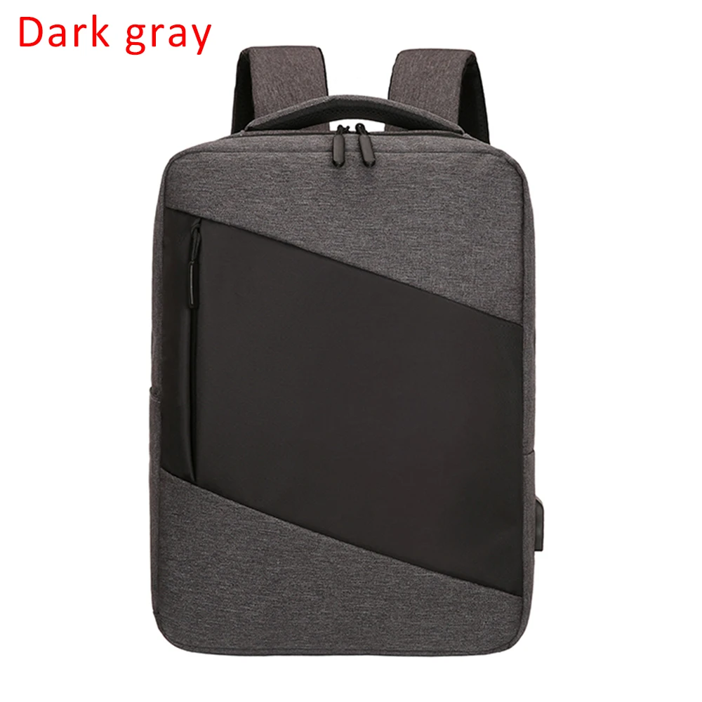 B deep gray HEFLASHOR рюкзаки для ноутбука мужские рюкзаки бизнес ноутбук Mochila водонепроницаемый рюкзак зарядка через usb сумки для путешествий - Цвет: B deep gray
