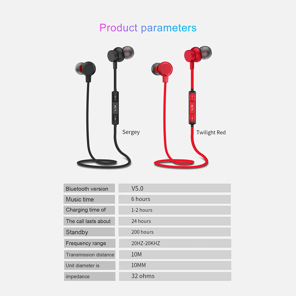 LB-T2 Bluetooth 5,0 магнитные Беспроводные наушники с нашейным ободом стерео HiFi наушники