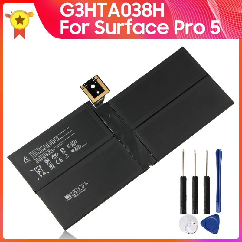 Оригинальная сменная батарея G3HTA038H для Surface Pro5 Microsoft Pro 6 Pro6 5 DYNM02 5940
