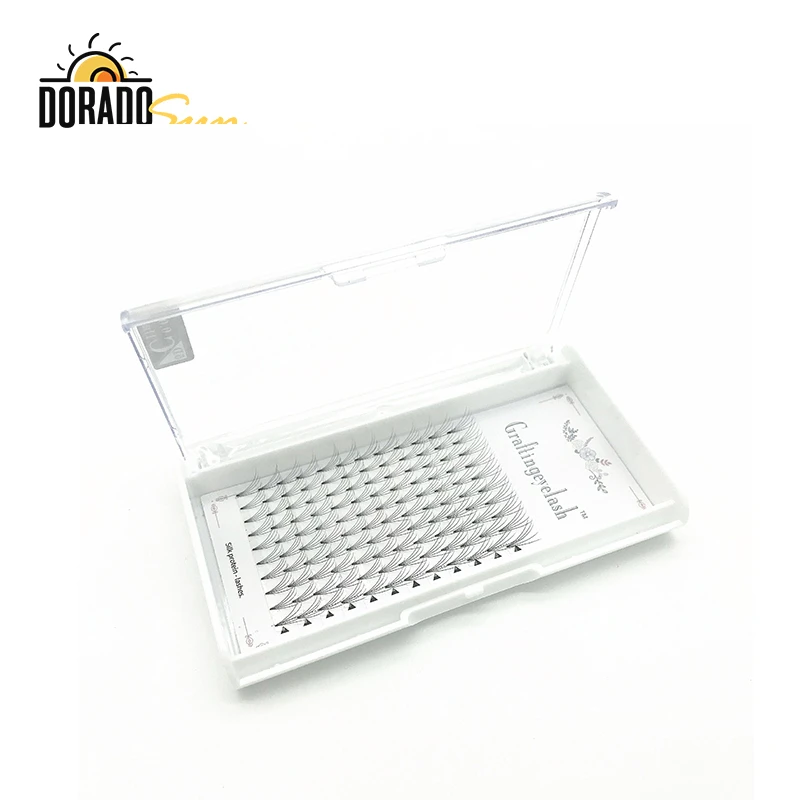 DORADOSUN 12 рядов отдельных ресниц 5D Новое поступление новый белковый шелк накладные