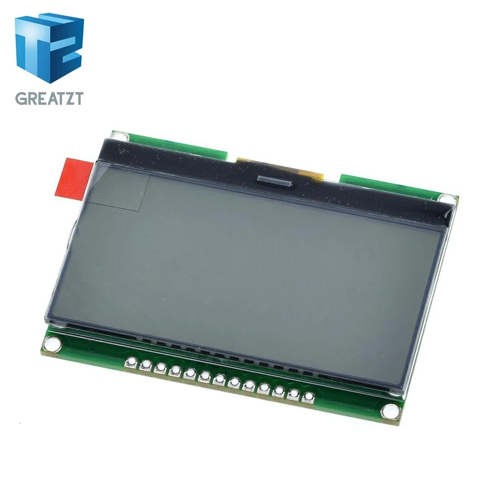 GREATZT ЖК-дисплей 12864 12812864-06d, 12864, ЖК-модуль, COG, с китайским шрифтом, матричный экран, SPI интерфейс