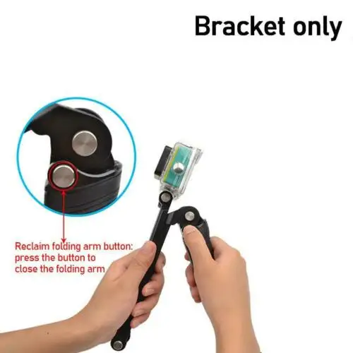 3-сторонний водонепроницаемый монопод селфи-палка штатив подставка для GoPro Hero 7 6 5