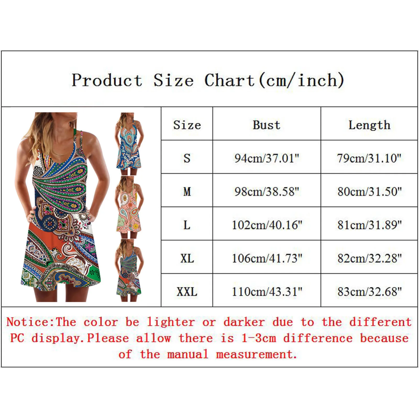 

40# Bohemian A-line Dress Woman Vintage Spaghetti Strap V-neck Summer High Waist Sundress Mini Sleeveless Dresses Vestidos