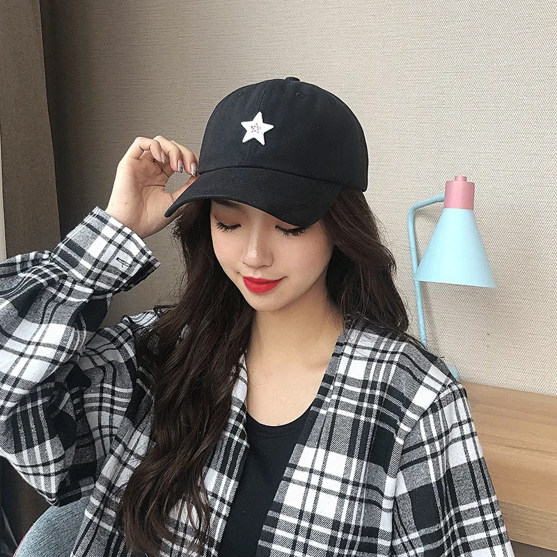 Новые Бейсболки для взрослых LVREN 030 из 100% чистого хлопка Женская вышитая шляпа с