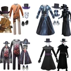 Забавная маска Чумного доктора в стиле стимпанк, костюмы для косплея в стиле панк с клювом, Детский костюм для косплея на Хэллоуинвечеринку для мальчиков scp049