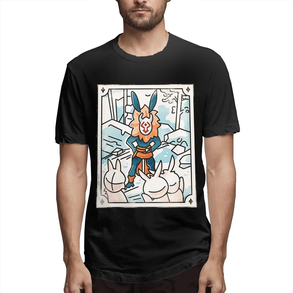 

Men's Unique Tees Short Sleeve Crew Neck T-Shirt Pure Cotton Original Clothes