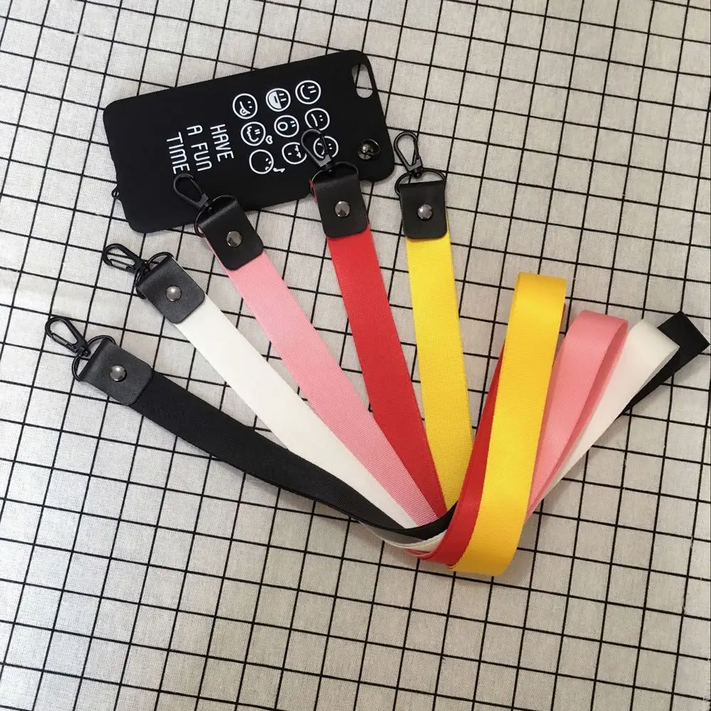 2 шт любовь цвет ремешок держатель значка для ID карты мобильный телефон карт