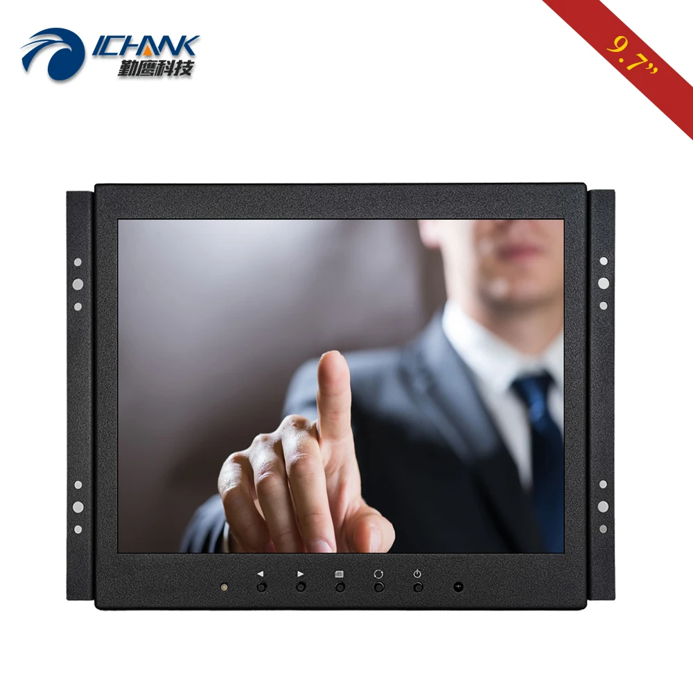 ZK097TC-592R/9," 10" дюймов 1024x768 ips Fullview HDMI USB металлический корпус Встроенный открытая рамка сенсорный ЖК-экран ПК МОНИТОР дисплей