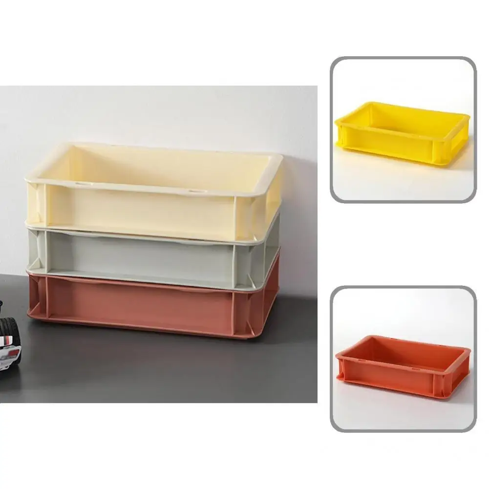 

Storage Organiser High Quality Durable Rectangular Mini Crate Organizer Basket Sturdy Wear-resistant Organizer Bin