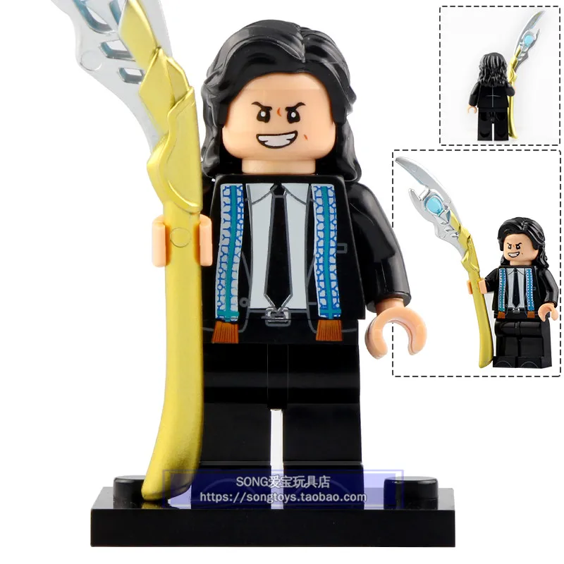 Конструктор Loki с штатом Thor: Ragnarok Marvel супергерои Мстители Сборная модель Minifig