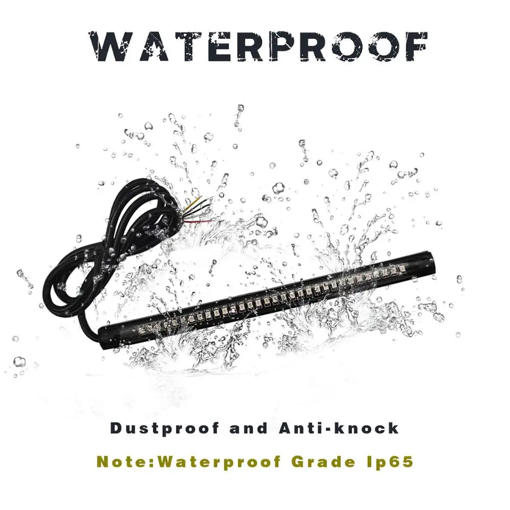 Мотоцикл светильник бар для задней части автомобиля стоп-сигнал поворота