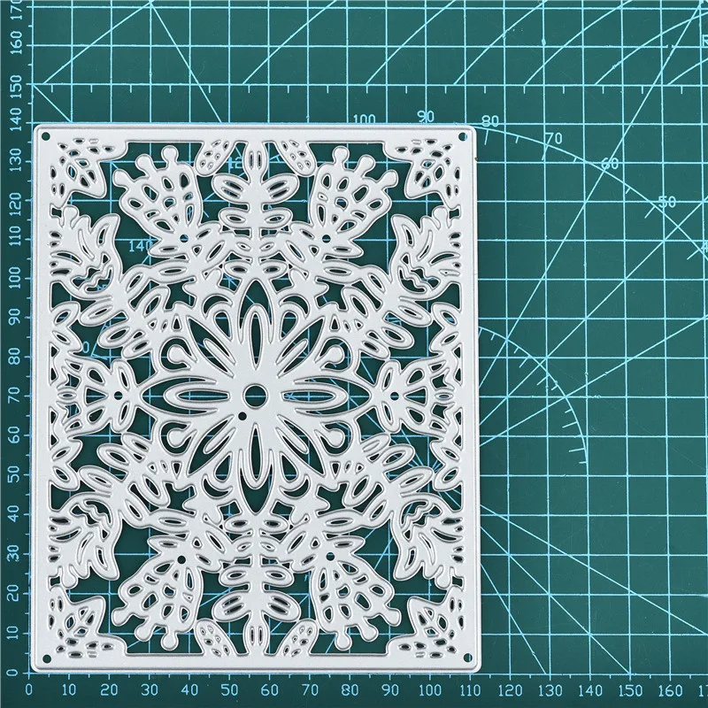 Naifumodo рамка штампы цветок фон металлические Вырубные новые 2019 для изготовления