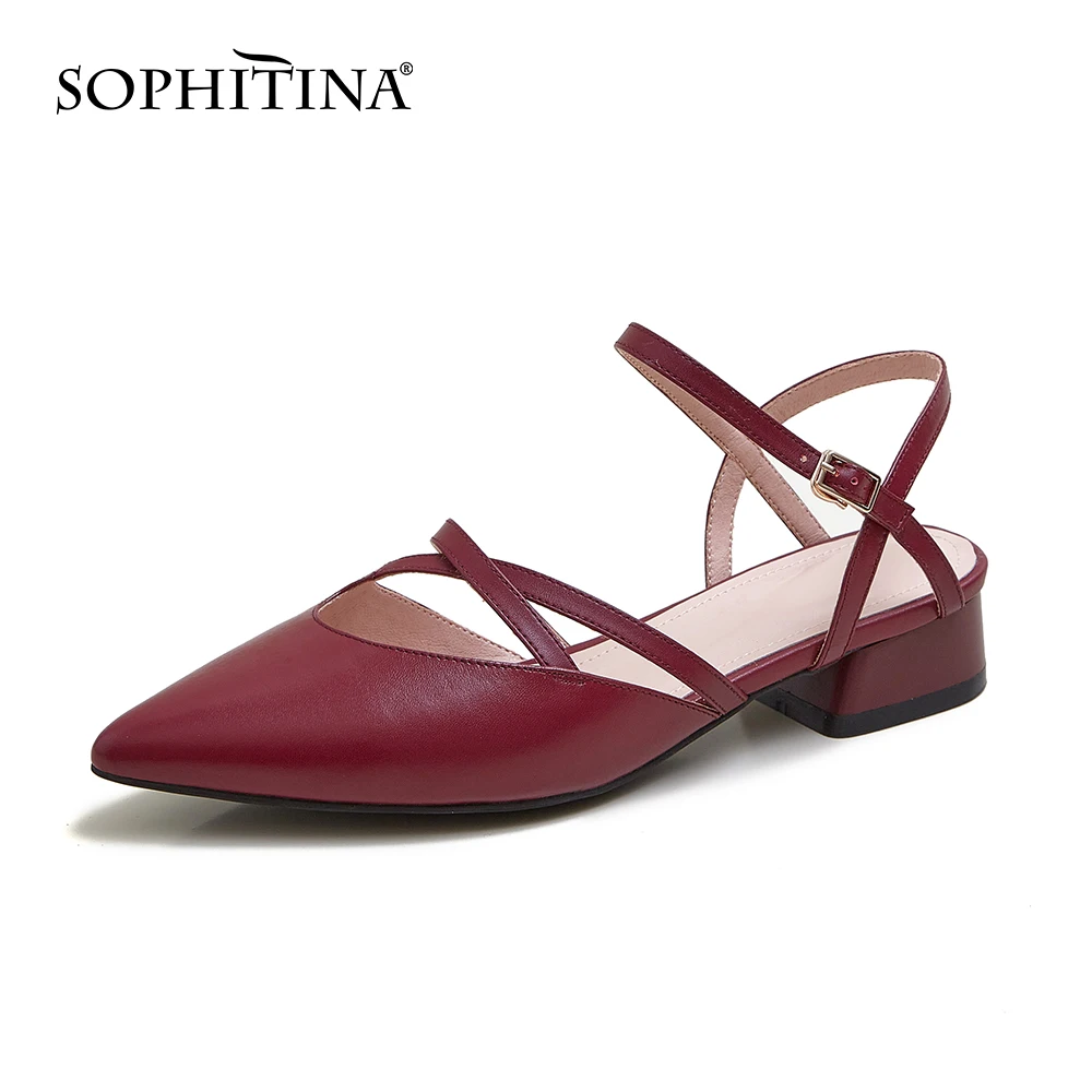 

SOPHITINA/женские босоножки; Летние модные элегантные повседневные женские босоножки ручной работы; Модельные туфли в сдержанном стиле; Женска...