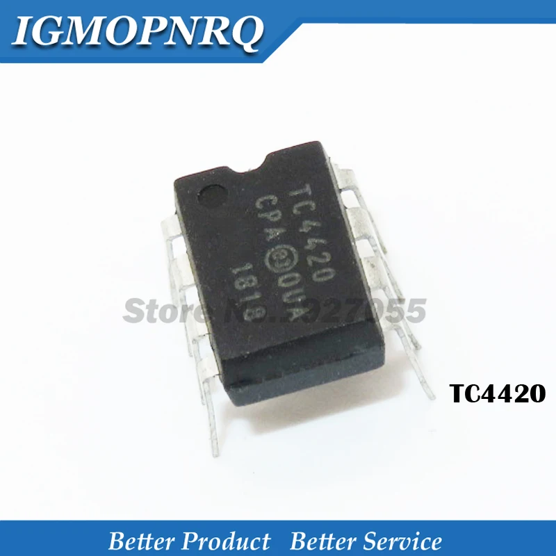 10pcs TC4420CPA TC4420C TC4420 IC MOSFET DRIVER 6A HS DIP8 | Электронные компоненты и принадлежности