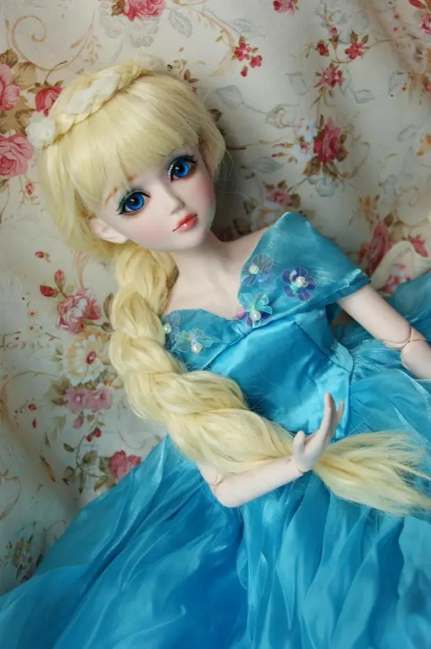 Полный комплект 60 см высотой куклы из ПВХ 1/3 девочка Bjd ограниченная ручная