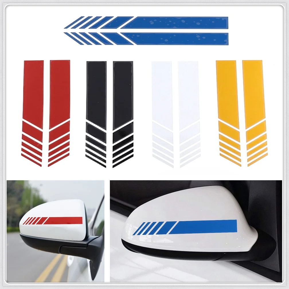 2 шт. автомобильный Стайлинг Стикеры Зеркало заднего вида сбоку наклейка forVolkswagen