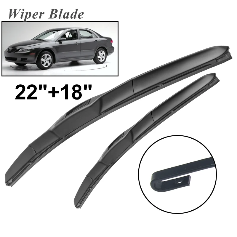 

Щетки стеклоочистителя передние для Mazda 6 2003-2008, 22 + 18 дюймов