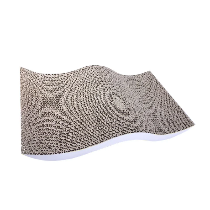

1PC Corrugated Paper Cat Scratch Board Catnip Cat Scratching Pad Pet Cat Toys Pet Supplies Protector Cat Claw Accessoires