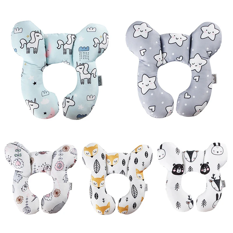 

Baby Neck Support Pillow Infant Head Protection Pillow U Shape Headrest Travel Pillow Stereotype Anti Head Baby Cervical Pillow