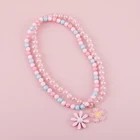 Makersland милое ожерелье с бусинами для маленьких девочек, ожерелье с подвеской, ювелирные изделия, подарки на Рождество, 2020