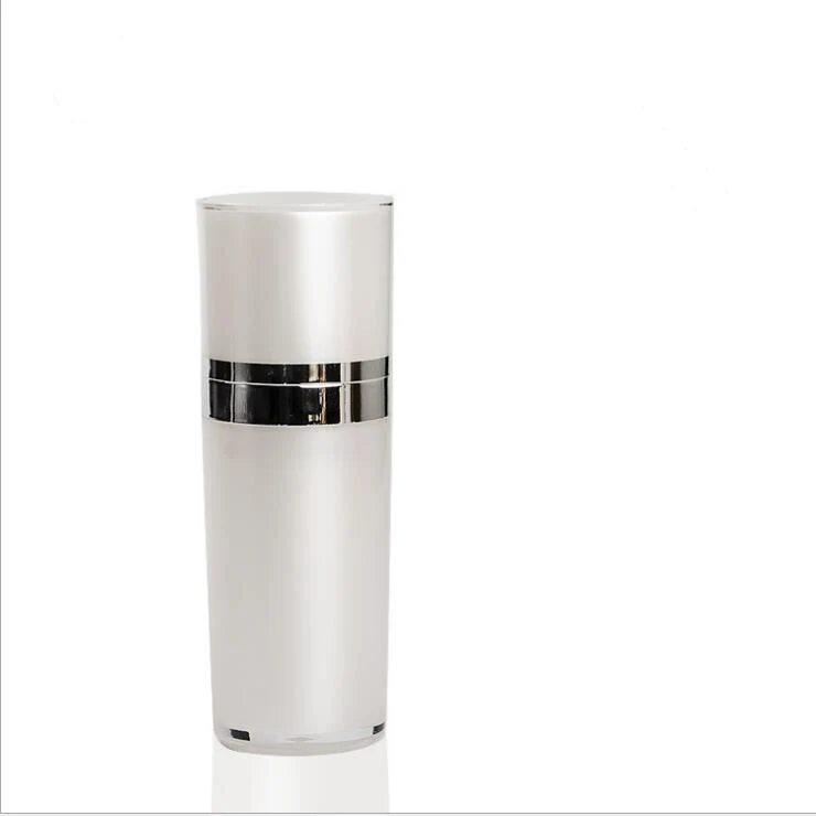 80 мл жемчужно белый акриловый конусный флакон для сыворотки лосьона эмульсии