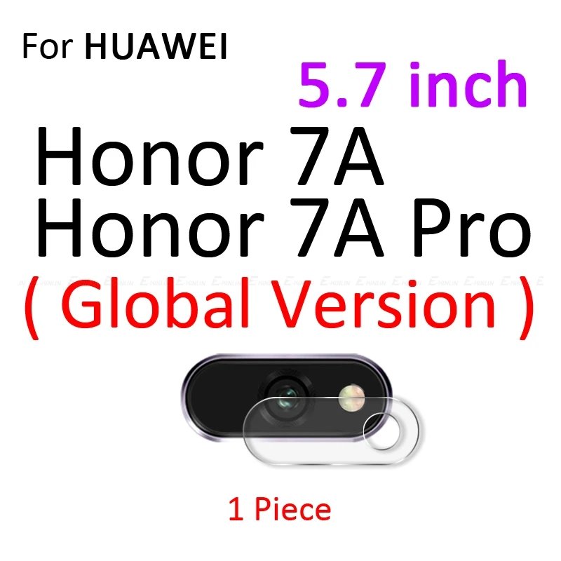 For Honor7A 5.7inch Задняя Защитная пленка для объектива камеры из закаленного стекла для HuaWei View 20 Honor 10i 10 Lite 9X 8X 7A 7C Pro P Smart Z Plus Play - Цвет: For Honor7A 5.7inch