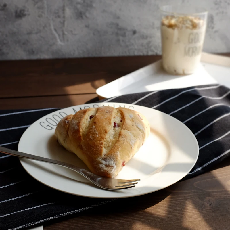 Хлопковая салфетка в черную полоску 40x60 см | Дом и сад