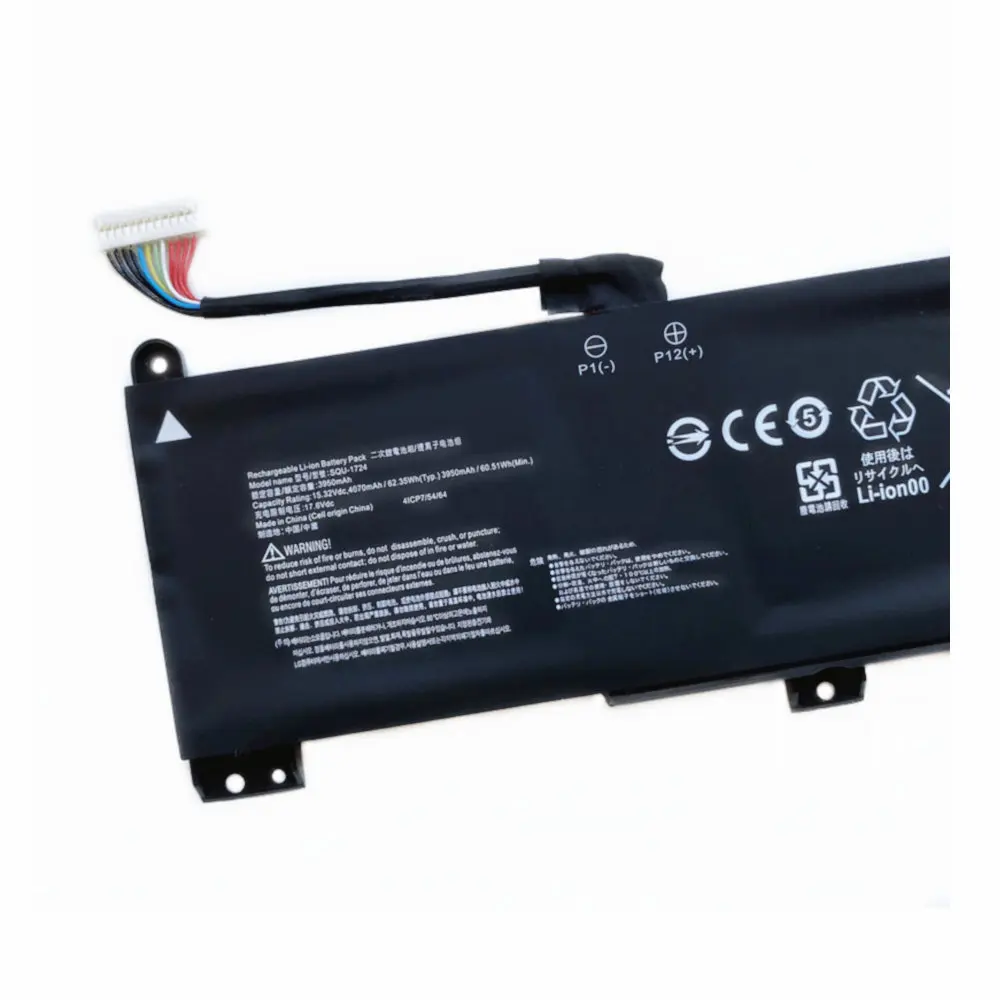 15.32V Brand new 3950mAh SQU-1724 Battery For Thor 911 pro SQU-1723/1724 GIGABYTE AORUS 15-XA 15-WA 15-W9 15-SA 15-X9 Laptop - купить по