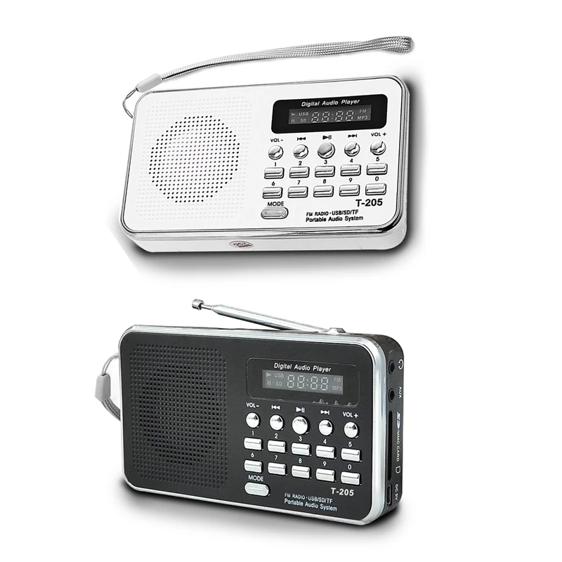 2 шт. портативная мини стереоколонка с поддержкой Sd/Tf карт и Usb|Радиоприёмники| |