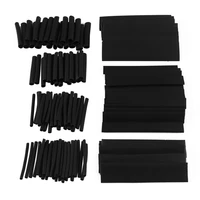 127pcs heat shrink tubing 7 28m 21 black tube car cable sleeving assortment wrap wire kit with polyolefin tube