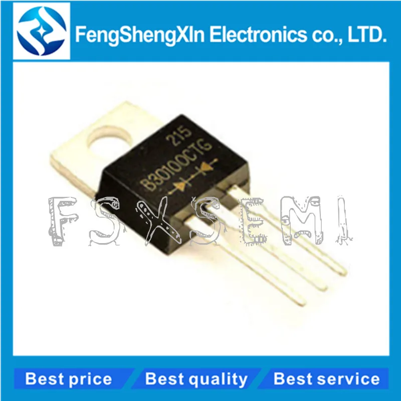 10 шт./лот MBR30100CT B30100G MBR30100 MBRF30100CT TO 220 30 Amp HT Power выпрямитель барьера Шоттки от 100 вольт