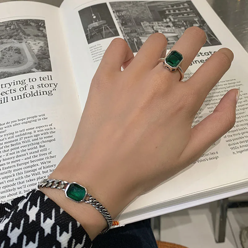 Foxanry 925 Стерлинговое Серебро Циркон Кольца Ювелирные украшения для женщин пары INS