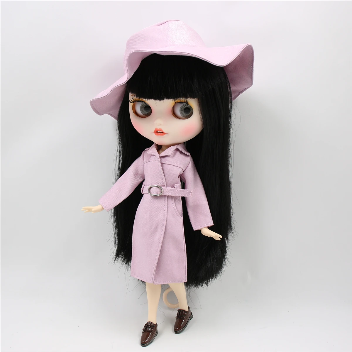 Ледяной DBS Blyth Кукла Одежда licca Игрушка костюм с шляпой прохладный Коричневое