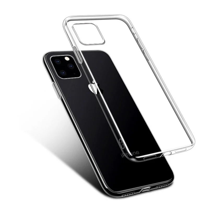 

Transparent ultra-thin case for iPhone 12 Mini 11 Pro XS Max x XR 6S 6 7 8 plus se TPU soft cover transparent silicone cover
