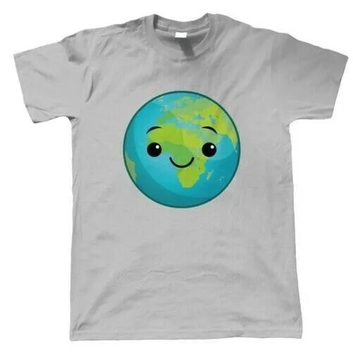

Earth, Planet Mens T-Shirt - Cute Astronomy Gift Him Dad Guest Artist JG
