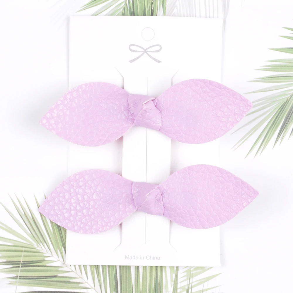 2 шт./компл. Детские однотонные заколки-пряжки для волос |