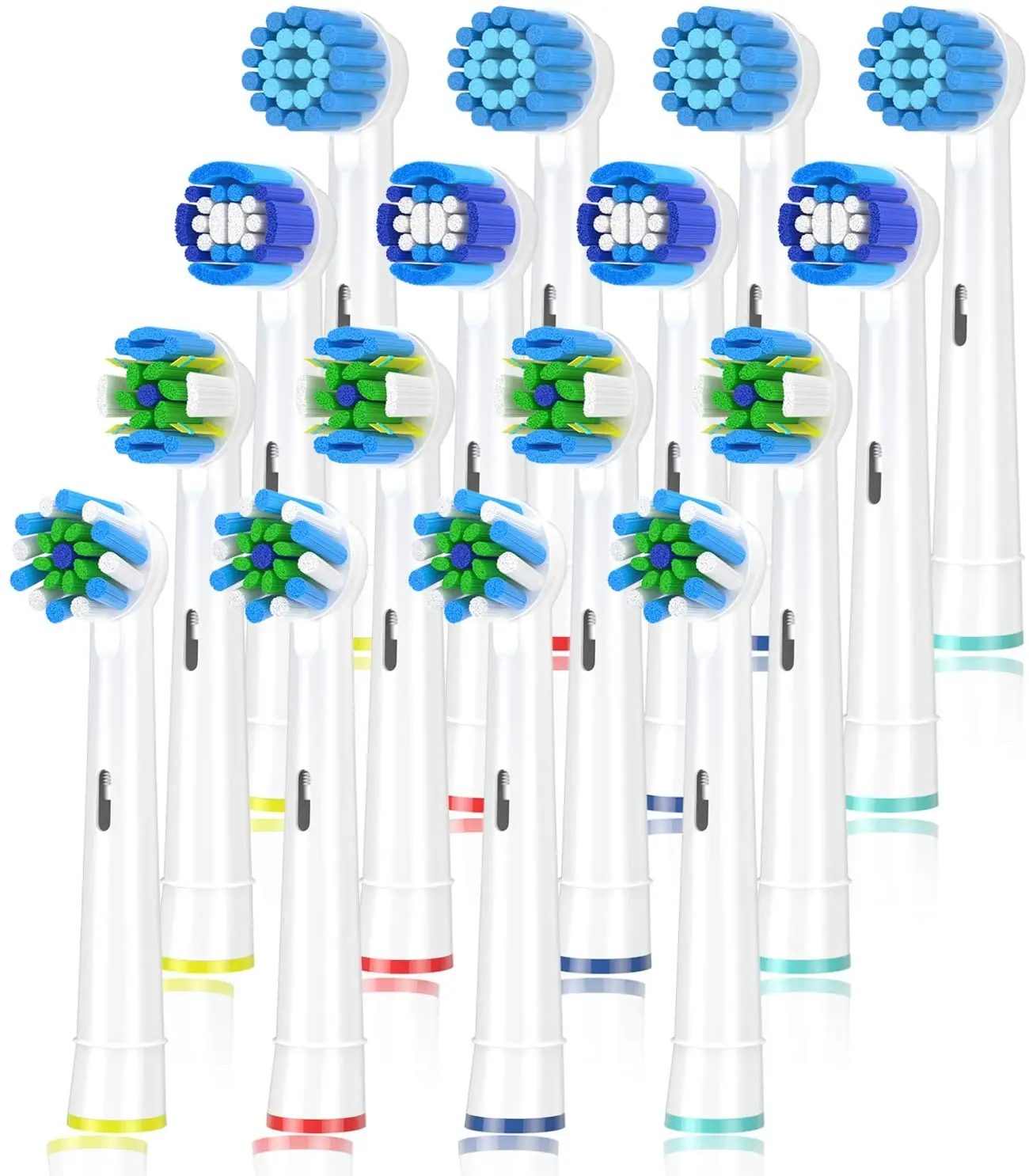 Универсальные сменные насадки для электрической зубной щетки Braun Oral b в комплект