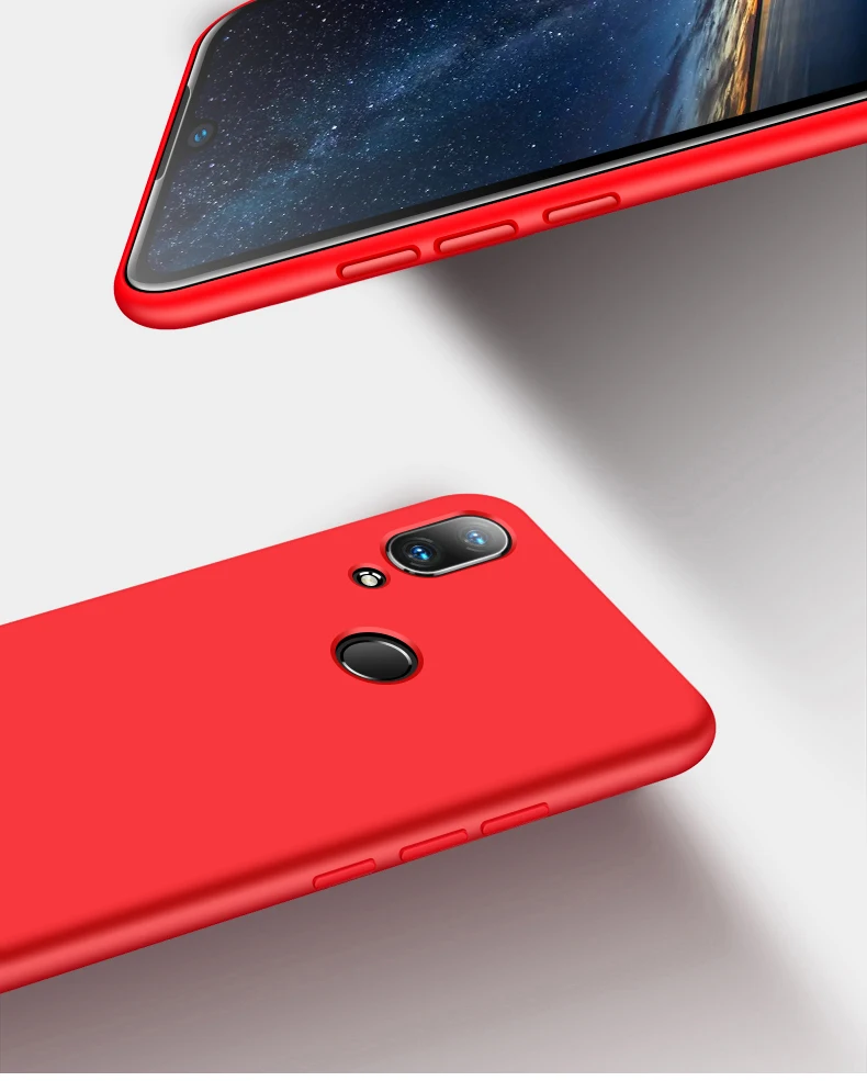 Жидкий силиконовый чехол GKK для huawei P Smart Z чехол из мягкой шелковистой кожи для huawei Honor 9 10 Lite чехол