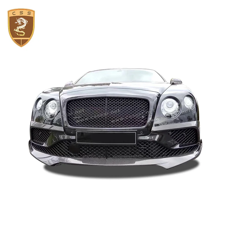 Carbon fiber front bumper Lip For Bentley Continenta GT | Автомобили и мотоциклы
