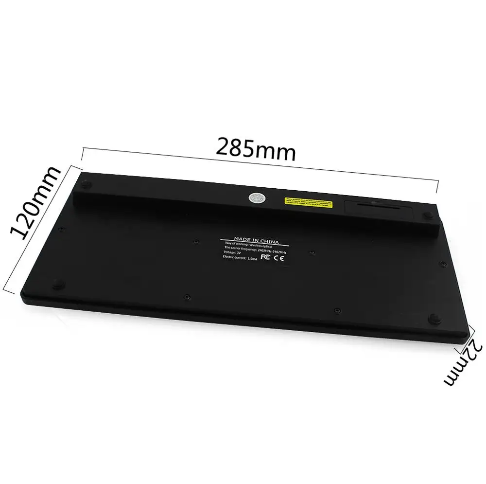 Беспроводная клавиатура мышь комбо ультра тонкий Эргономичный игровой Keybord и Mause