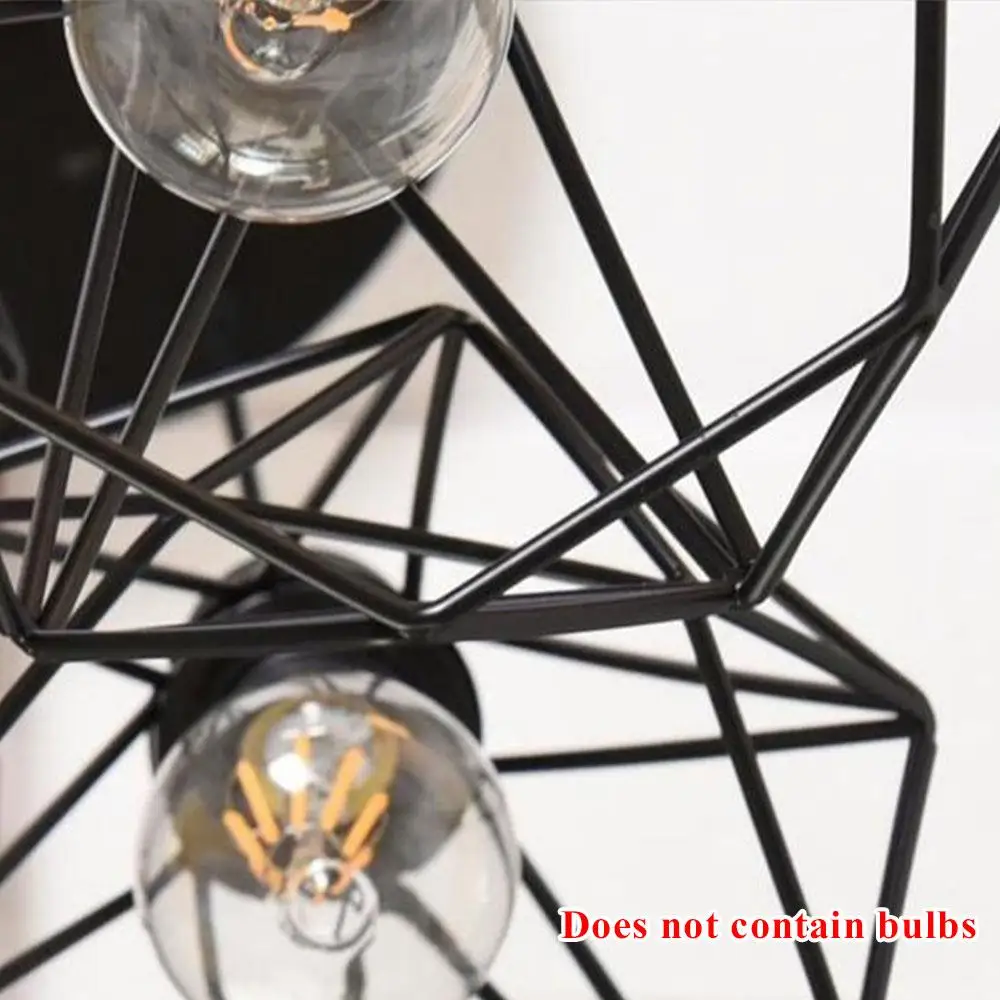 Металлический потолочный Железный Абажур светодиодный светильник для гостиной