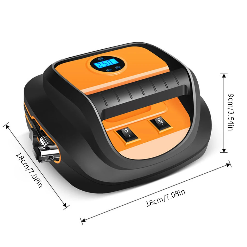 

Air Compressor Car Tyre Inflator 12V Mini Electric Auto Car Air Pump 150 PSI Car Air Compressor for Auto Car Motorcycles Bicycle