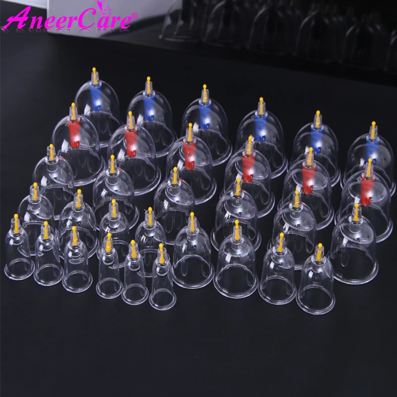 

32set massage cans vacuum cans sucker cupping anti cellulite massage body cups suction medical vacuum ventosaterapia cupping kit