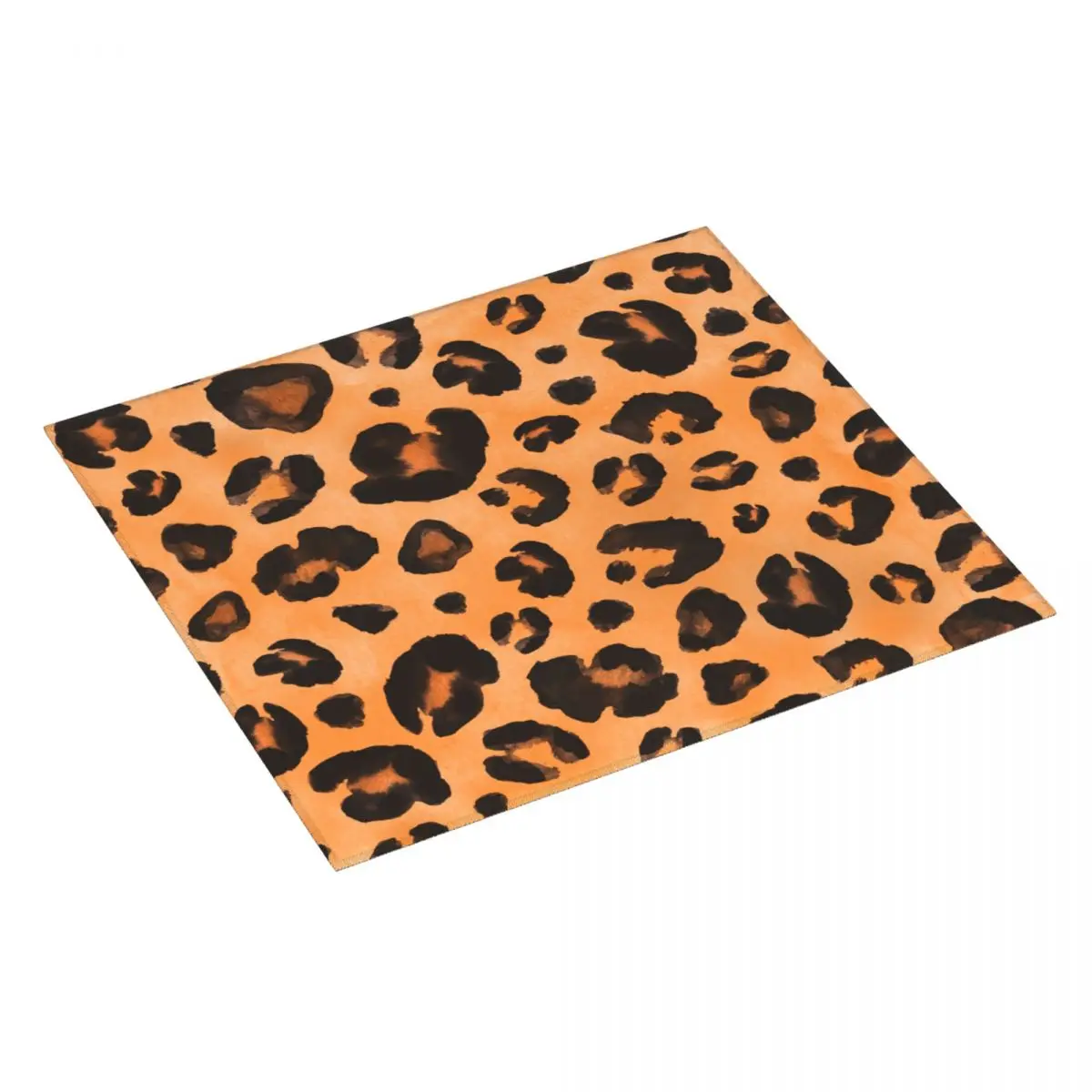 Кухонный коврик для сушки посуды моющаяся впитывающая сушилка с леопардовым