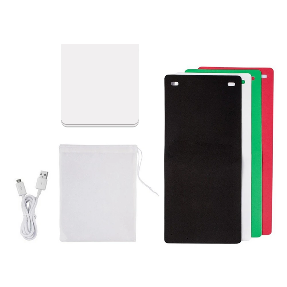 30x30x30cm LED Folding Lightbox Portable Photography Photo Studio Softbox Brightness Light Box For DSLR Camera Tabletop Shooting |