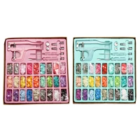 snap button kit resin buttons metal snaps studs with fastener pliers press tool for clothes bags wallets sewing crafting diaper