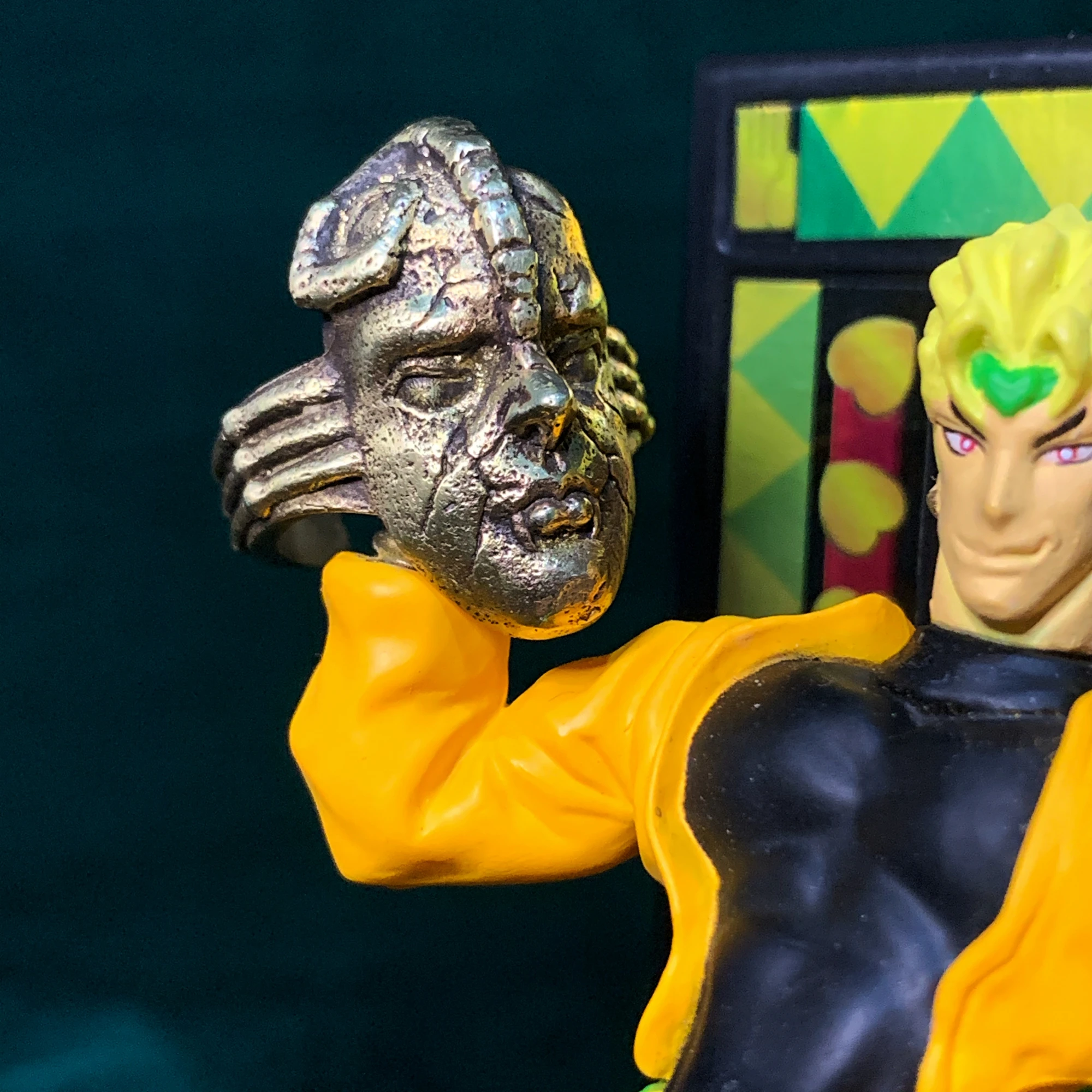 Кольцо для косплея бренди Дио из серебра 925 пробы в ретро стиле|Реквизит костюмов|