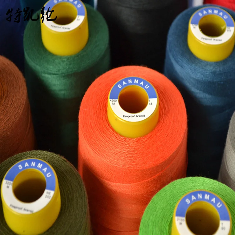 Цветная арамидная нить 1313 линия NOMEX стойкость к истиранию огнестойкая устойчивая